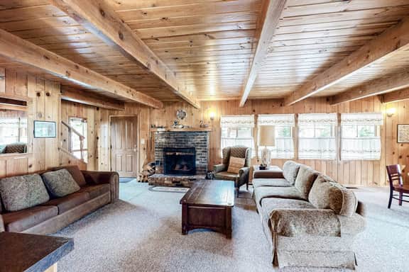 Lancaster Cabin - Bass Lake, Fireplace & Deck - Image 4